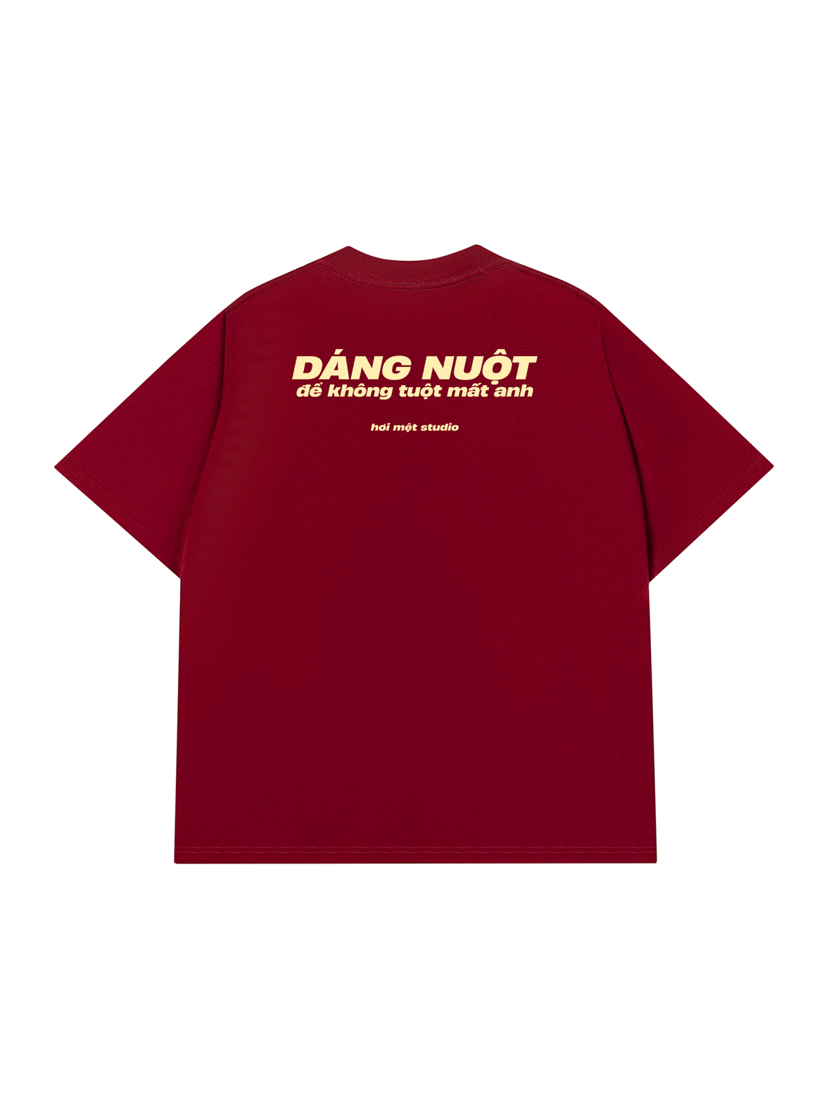 Áo Thun Relaxed Fit Dáng Nuột Không Tuột Mất Anh