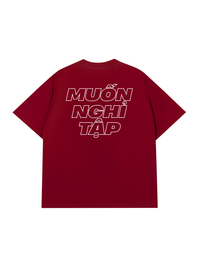 Áo Thun Relaxed Fit Muốn Nghỉ Tập Tạ