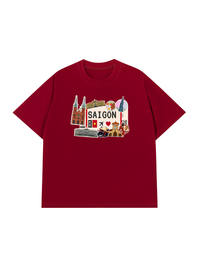 Áo Thun Relaxed Fit Du Lịch Sài Gòn