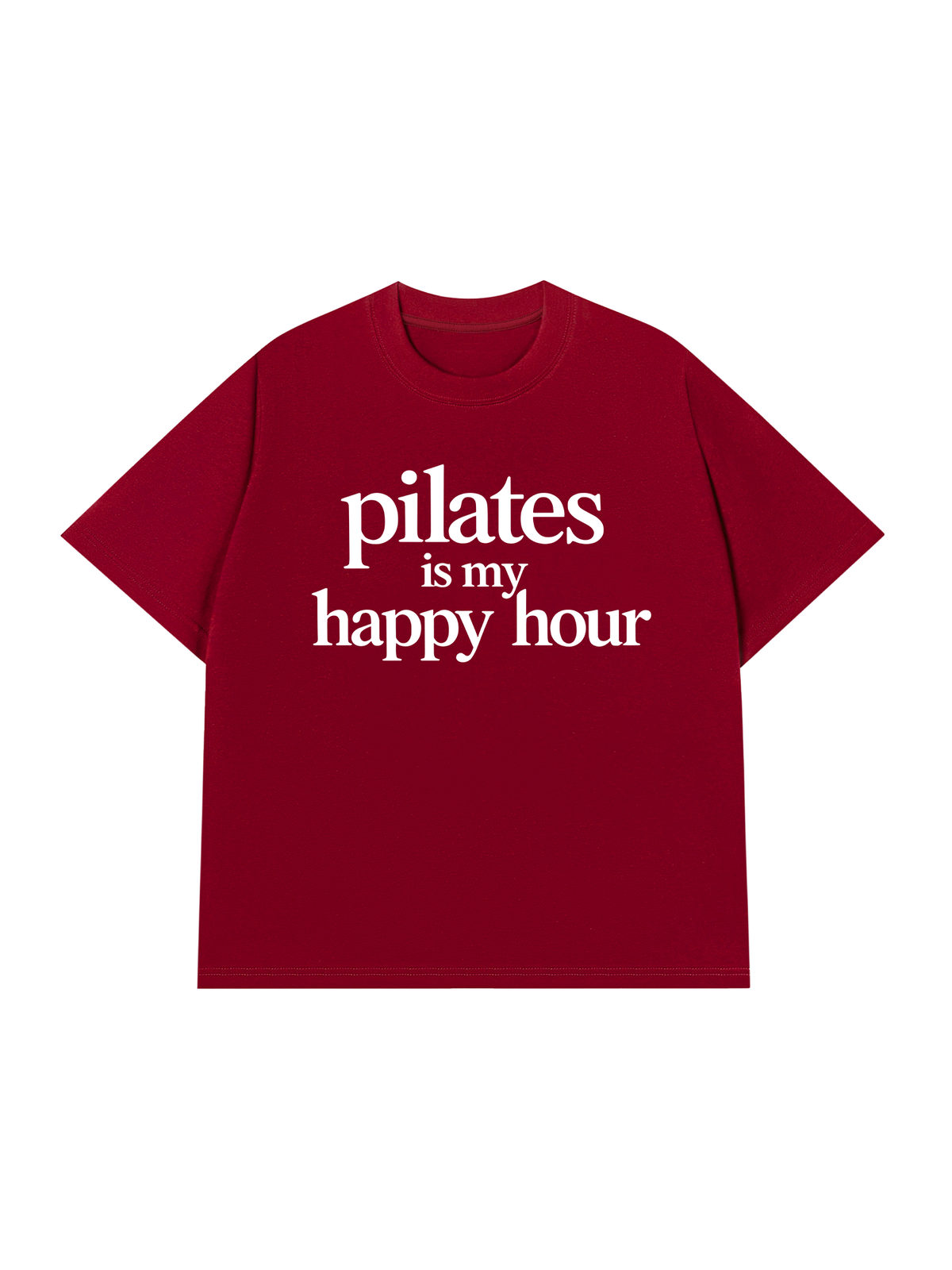 Áo Thun Relaxed Fit Pilates Is My Happy Hour