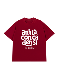 Áo Thun Relaxed Fit Cá Đen Xì