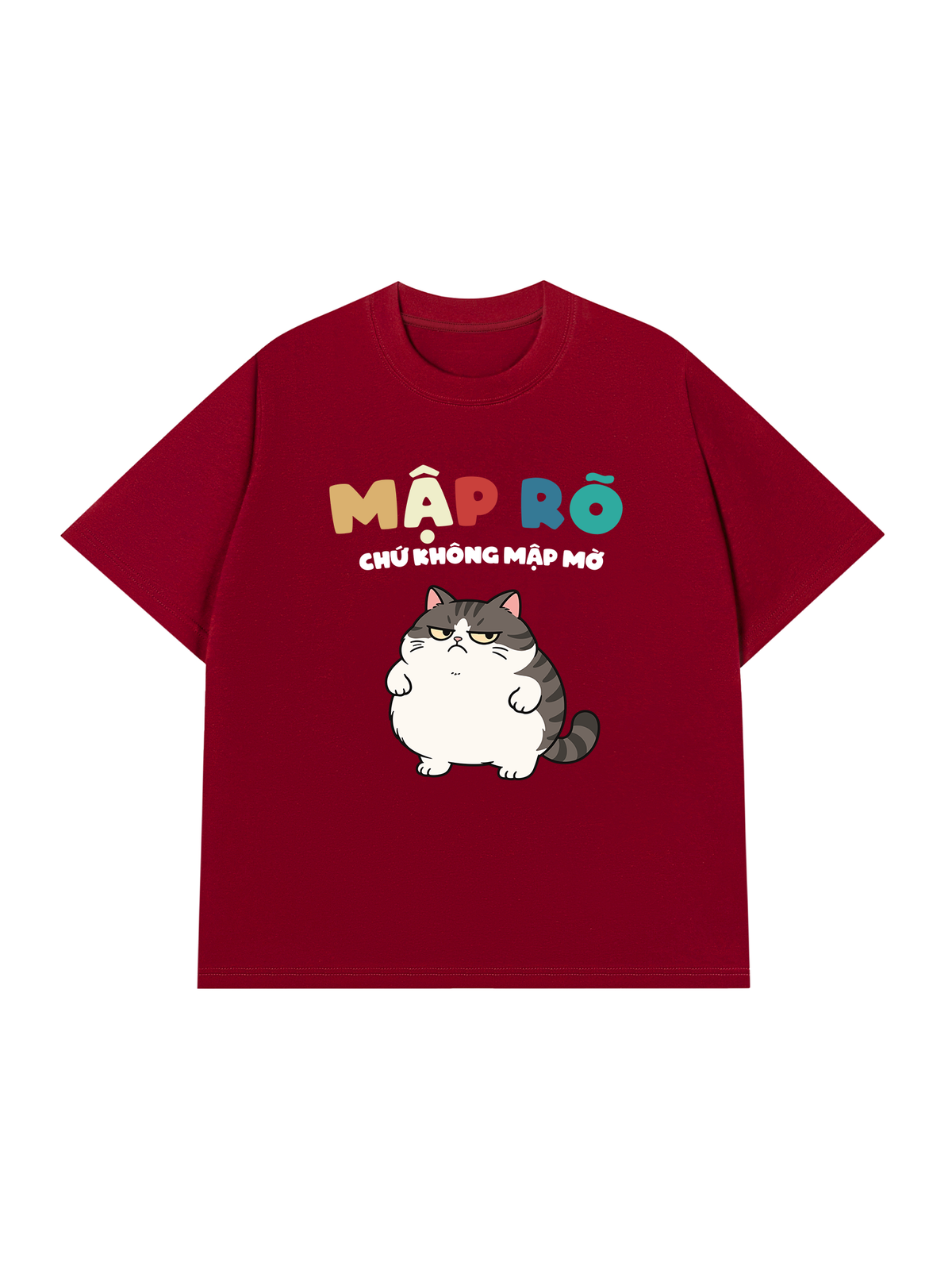 Áo Thun Relaxed Fit Mập Rõ