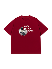 Áo Thun Relaxed Fit Lười Lao Động