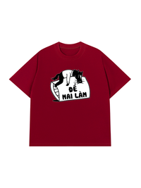 Áo Thun Relaxed Fit Để Mai Làm Đi