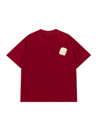 Áo Thun Relaxed Fit Bánh Mỳ Kẹp Mèo Trắng