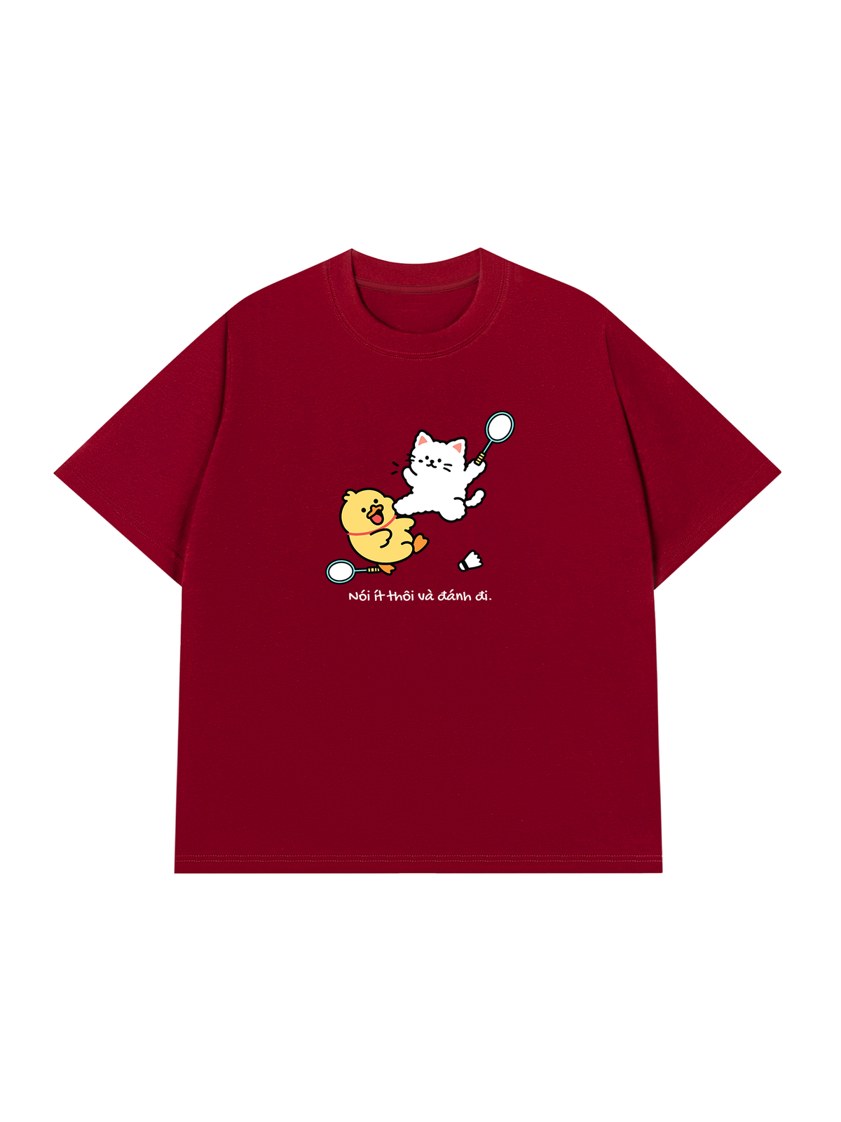 Áo Thun Relaxed Fit Nói Ít Đánh Đi