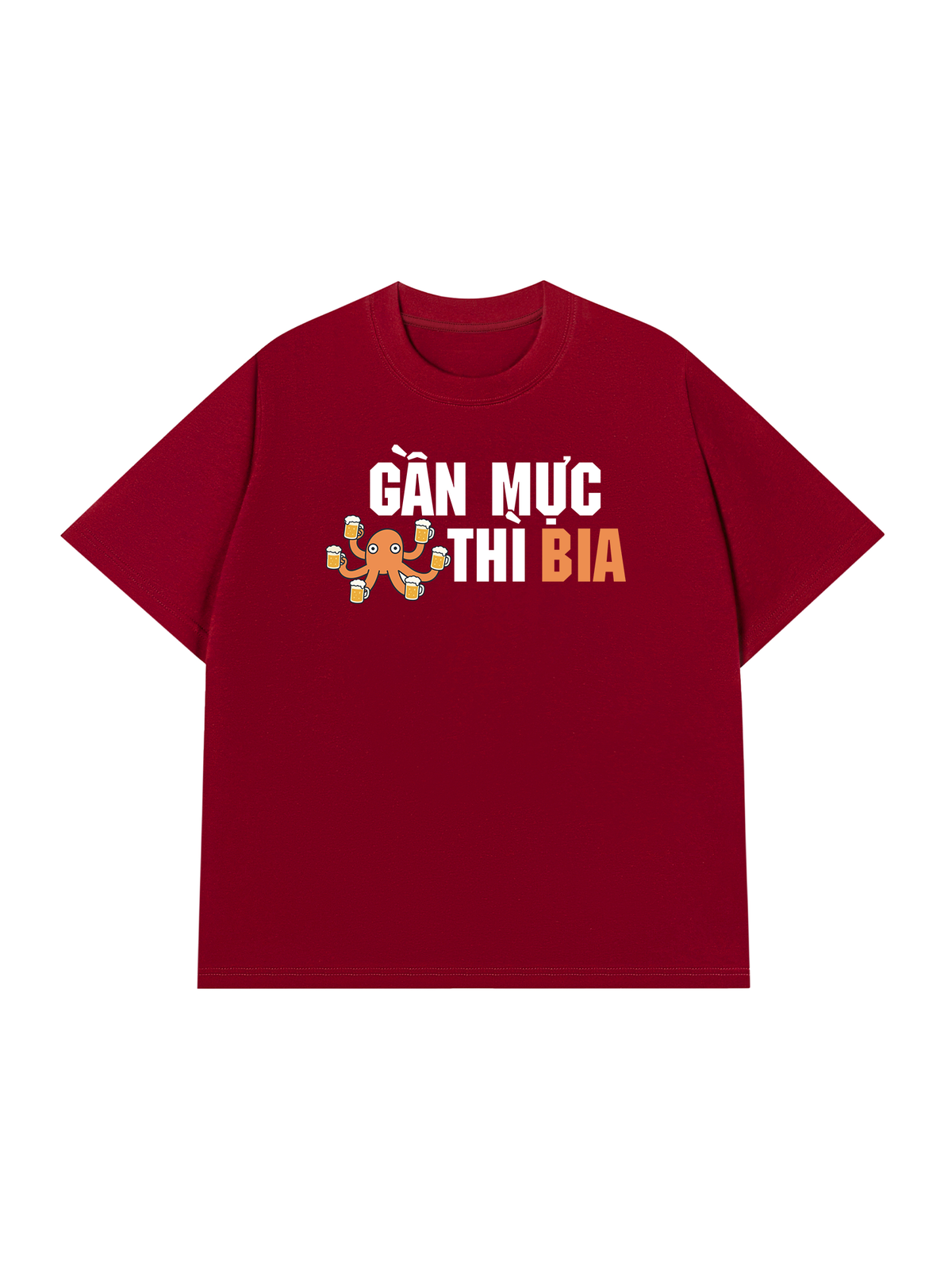 Áo Thun Relaxed Fit Gần Mực Thì Bia