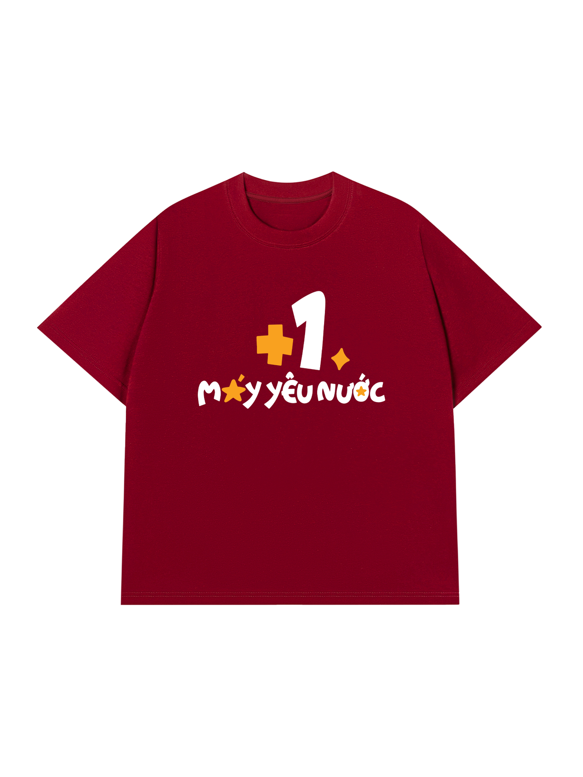 Áo Thun Relaxed Fit + 1 Máy Yêu Nước