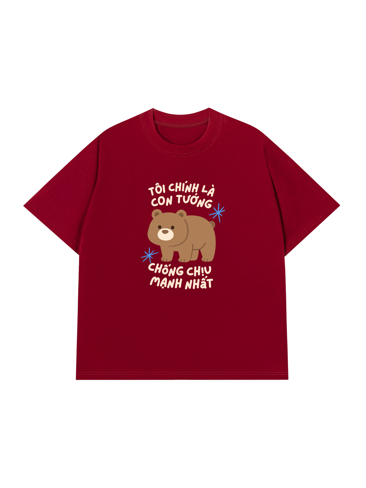 Áo Thun Relaxed Fit Con Tướng Chống Chịu