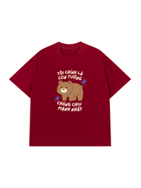 Áo Thun Relaxed Fit Con Tướng Chống Chịu