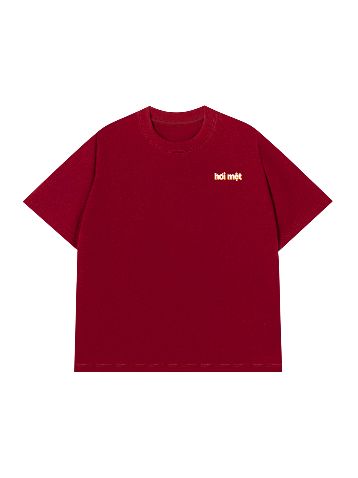 Áo Thun Relaxed Fit Thẳng Lưng Lên