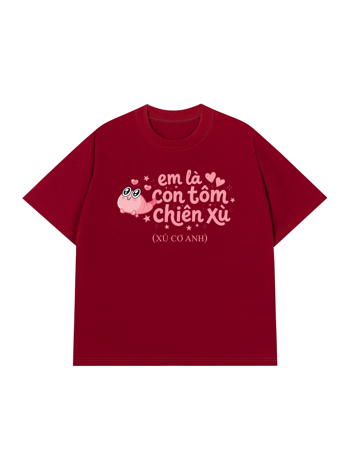 Áo Thun Relaxed Fit Tôm Chiên Xù