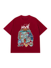 Áo Thun Relaxed Fit Hello From Huế