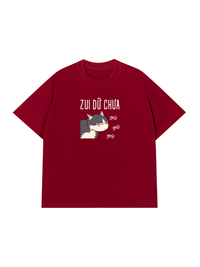 Áo Thun Relaxed Fit Zui Dữ Chưa