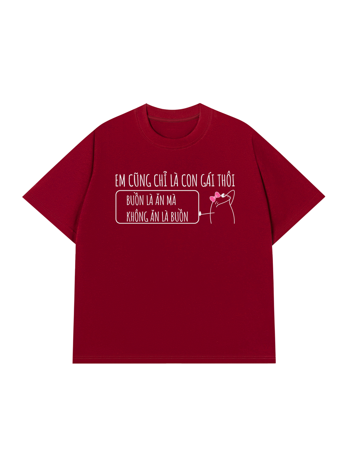 Áo Thun Relaxed Fit Em Cũng Là Con Gái Thôi