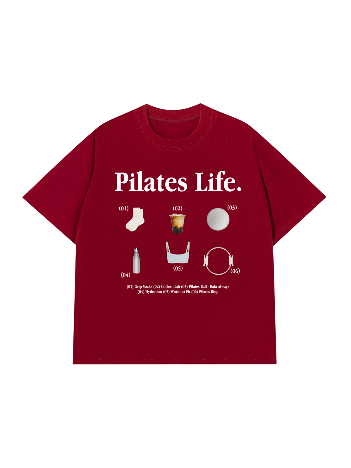 Áo Thun Relaxed Fit Pilates Life
