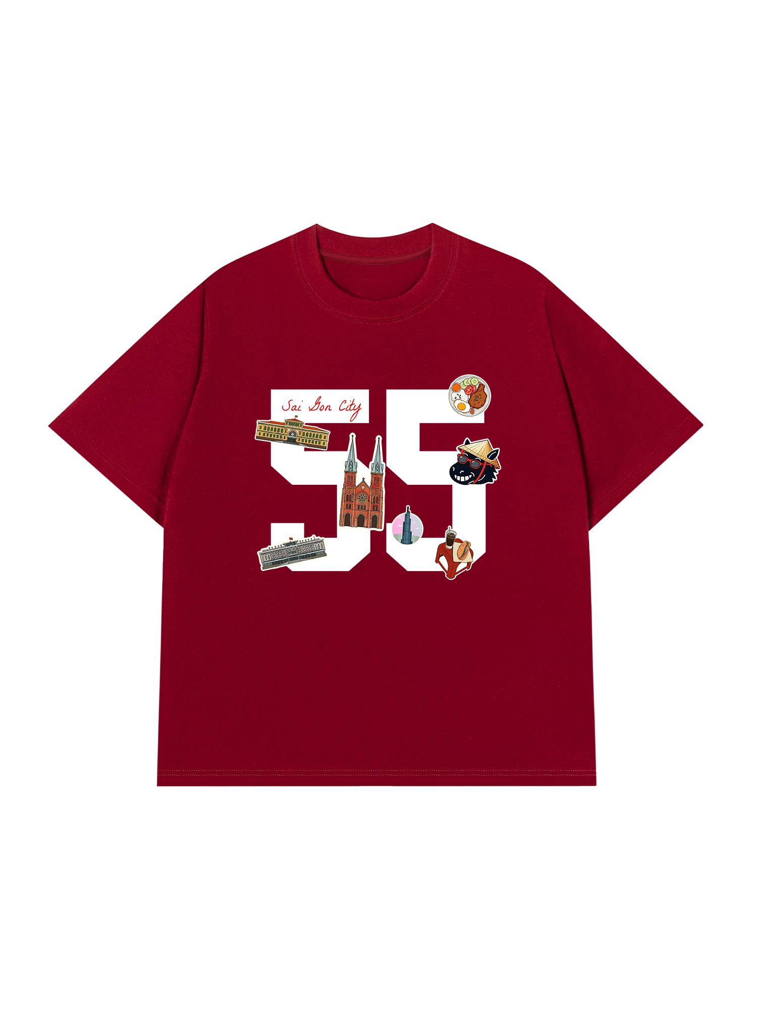 Áo Thun Relaxed Fit Sài Gòn 55