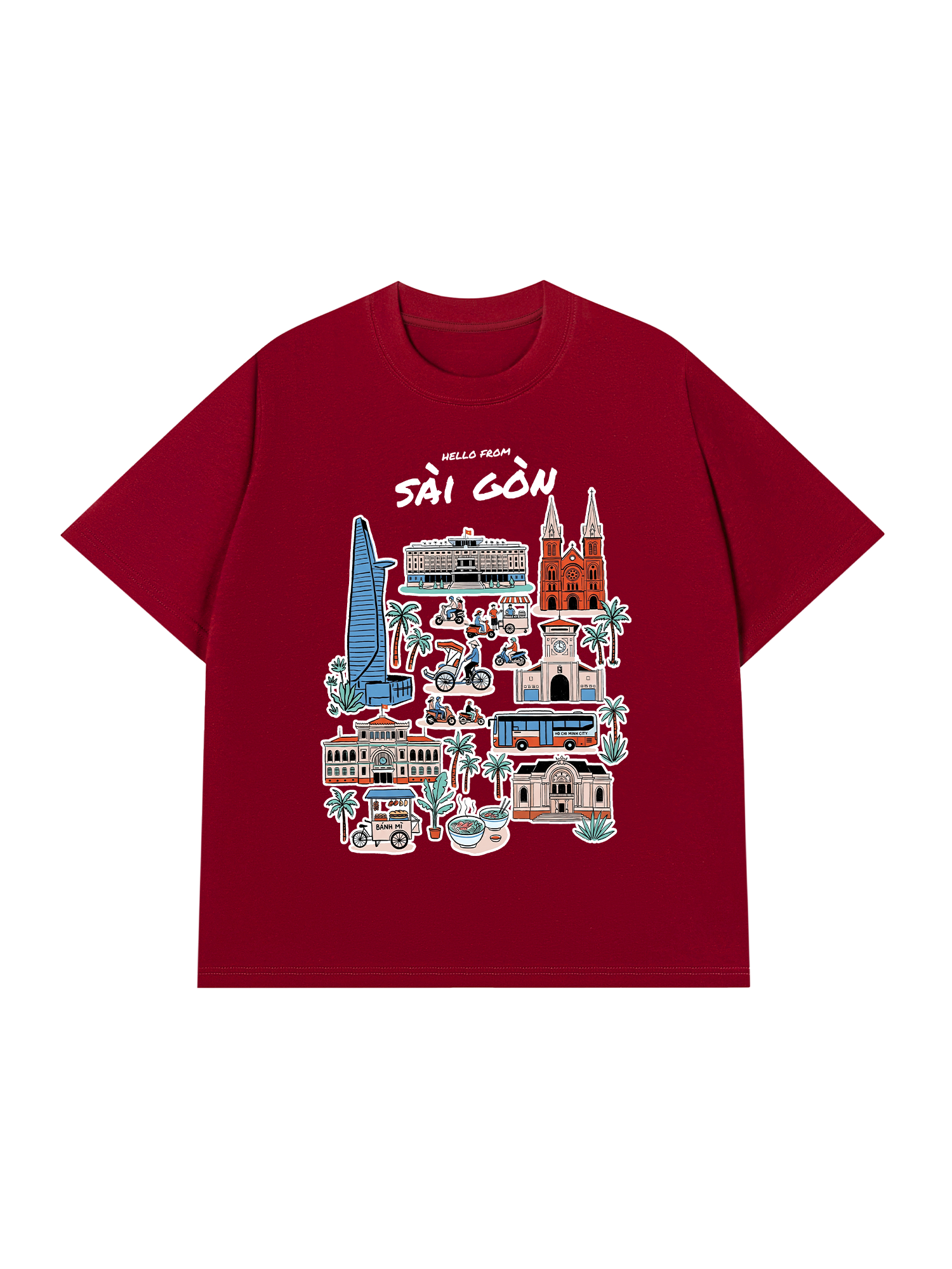 Áo Thun Relaxed Fit Hello From Sài Gòn