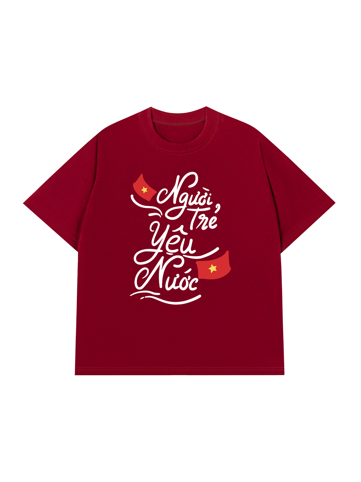 Áo Thun Relaxed Fit Người Trẻ Yêu Nước