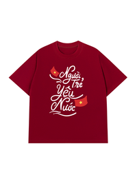 Áo Thun Relaxed Fit Người Trẻ Yêu Nước