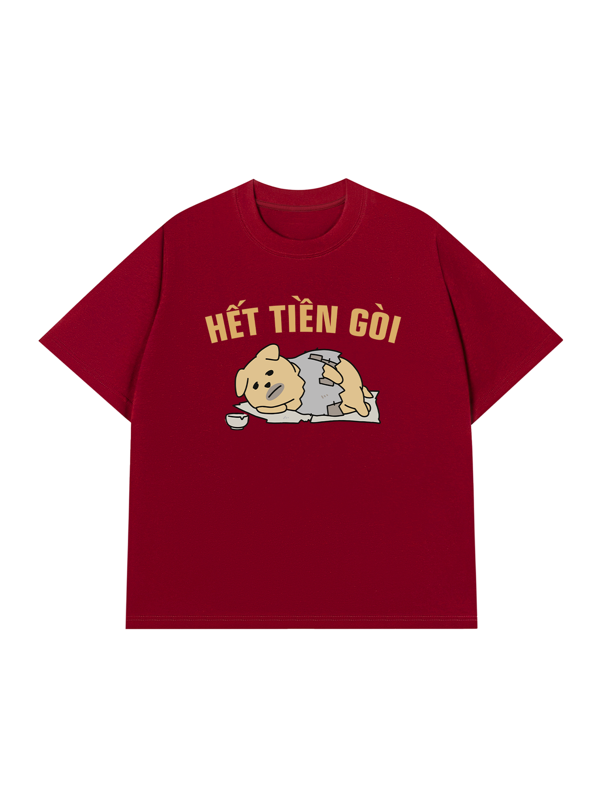 Áo Thun Relaxed Fit Hết Tiền Gòi