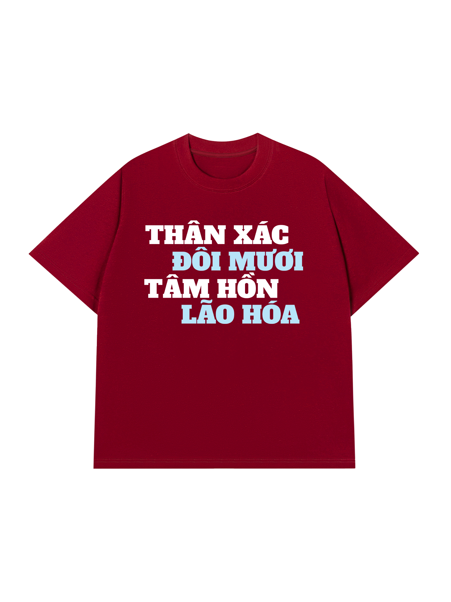 Áo Thun Relaxed Fit Thân Xác Đôi Mươi
