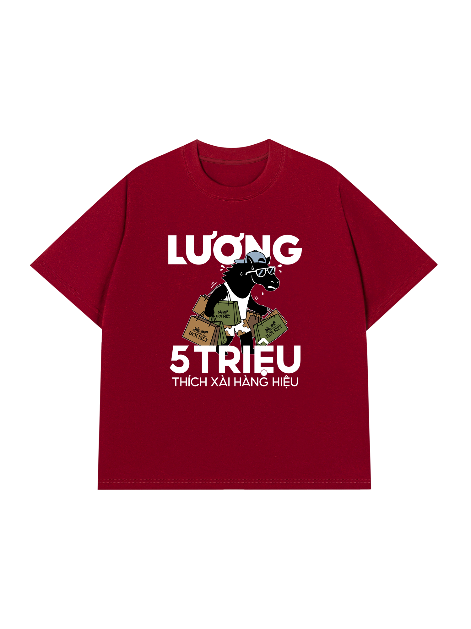 Áo Thun Relaxed Fit Thích Xài Hàng Hiệu