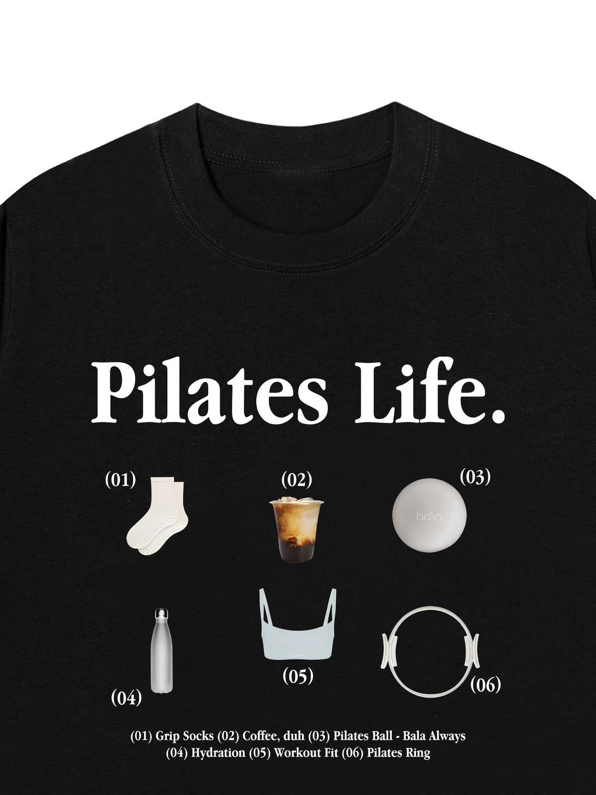 Áo Thun Relaxed Fit Pilates Life