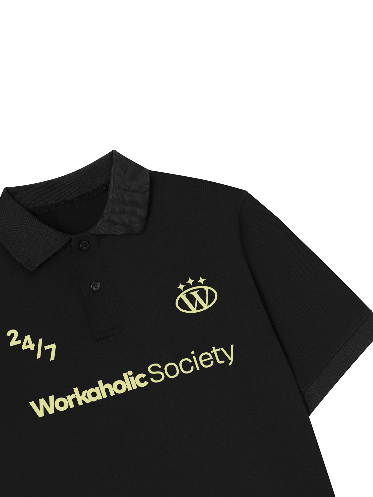 Áo Polo Relaxed Fit Workaholic Society