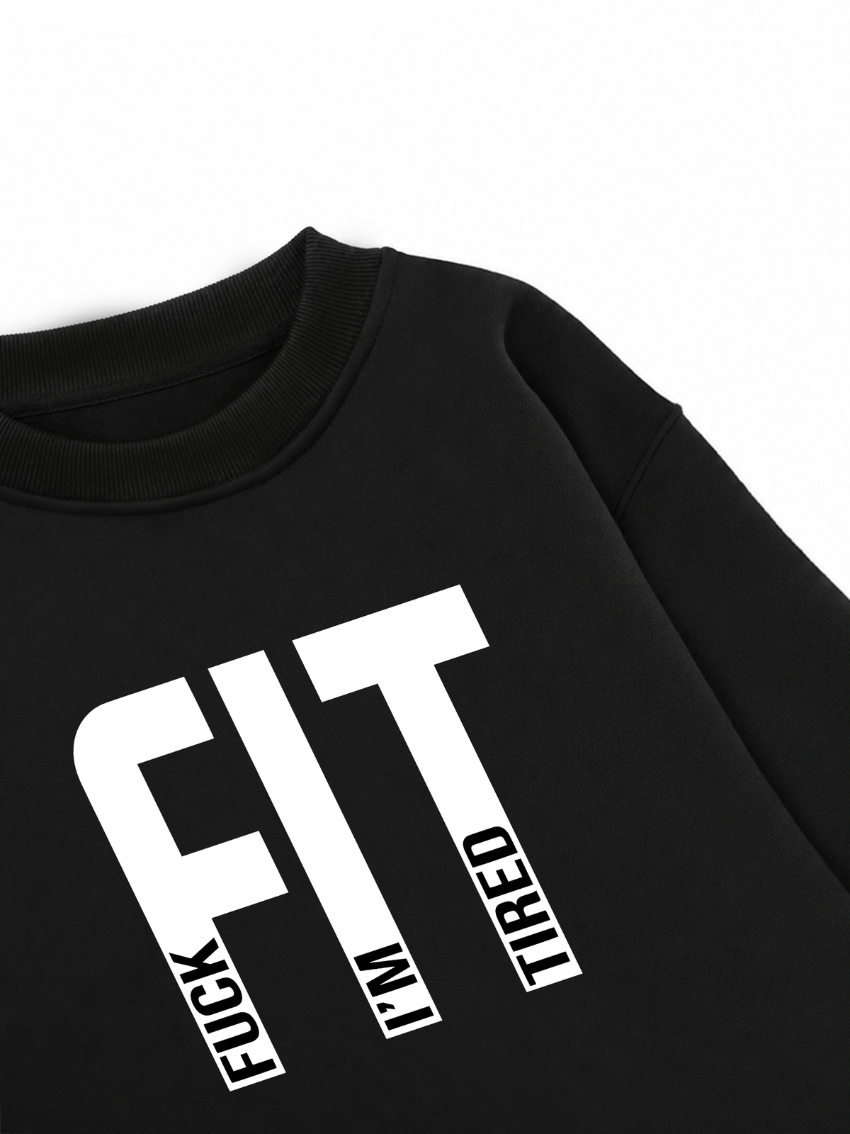 Áo Sweater Nỉ Hai Da Im Fit