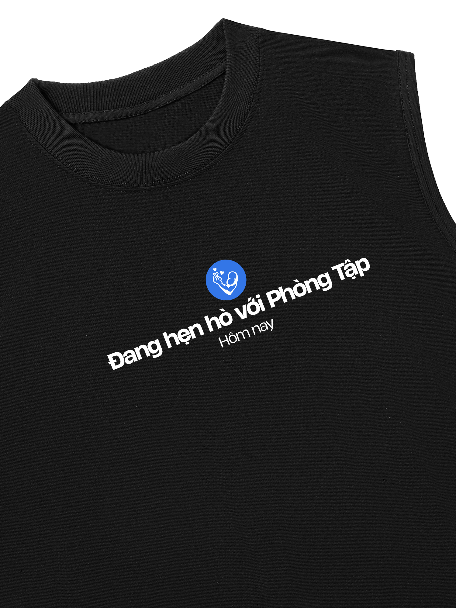 Áo Ba Lỗ Relaxed Fit Hẹn Hò Phòng Tập