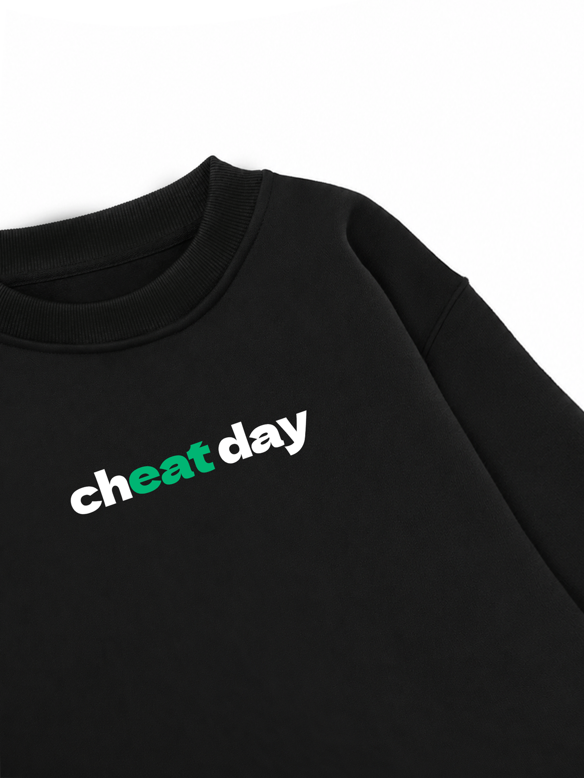 Áo Sweater Nỉ Hai Da Cheat Day