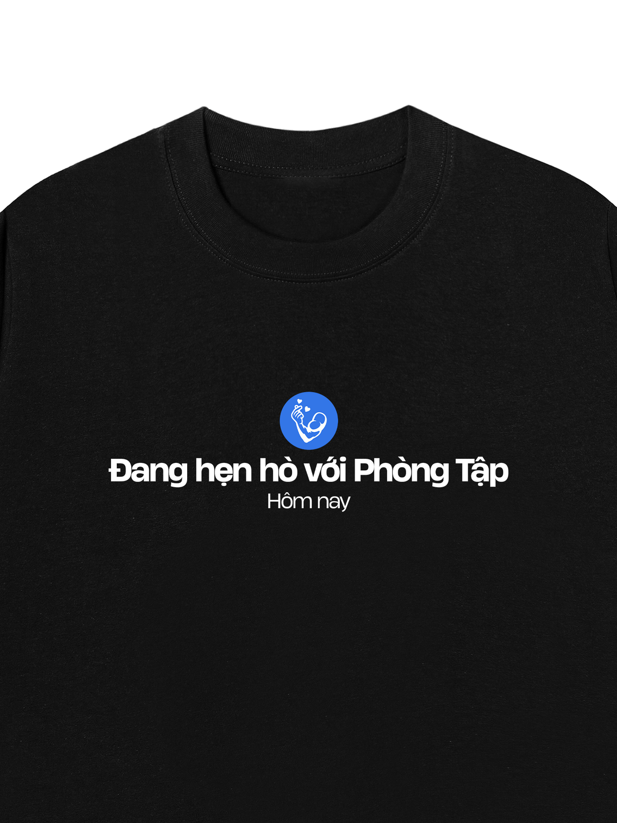 Áo Thun Relaxed Fit Hẹn Hò Phòng Tập