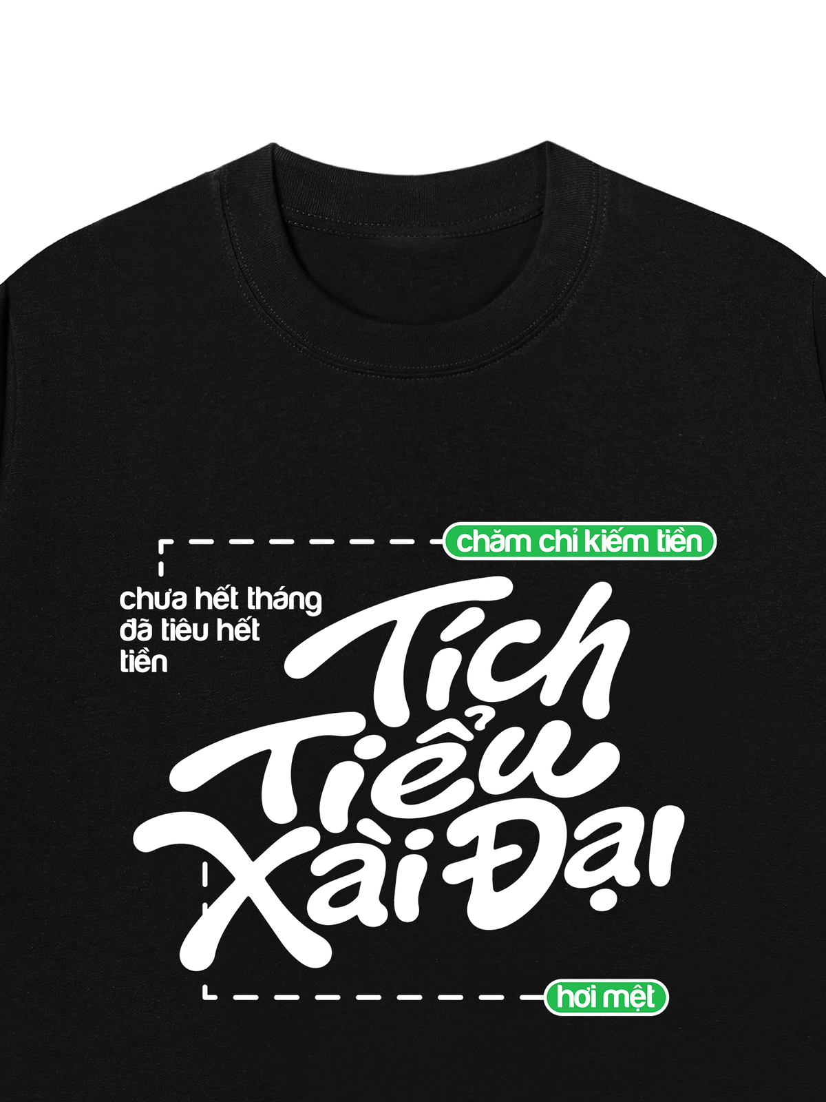 Áo Thun Relaxed Fit Tích Tiểu Xài Đại