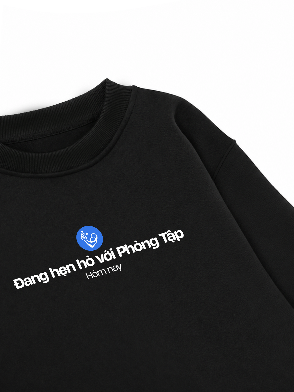 Áo Sweater Nỉ Hai Da Hẹn Hò Phòng Tập