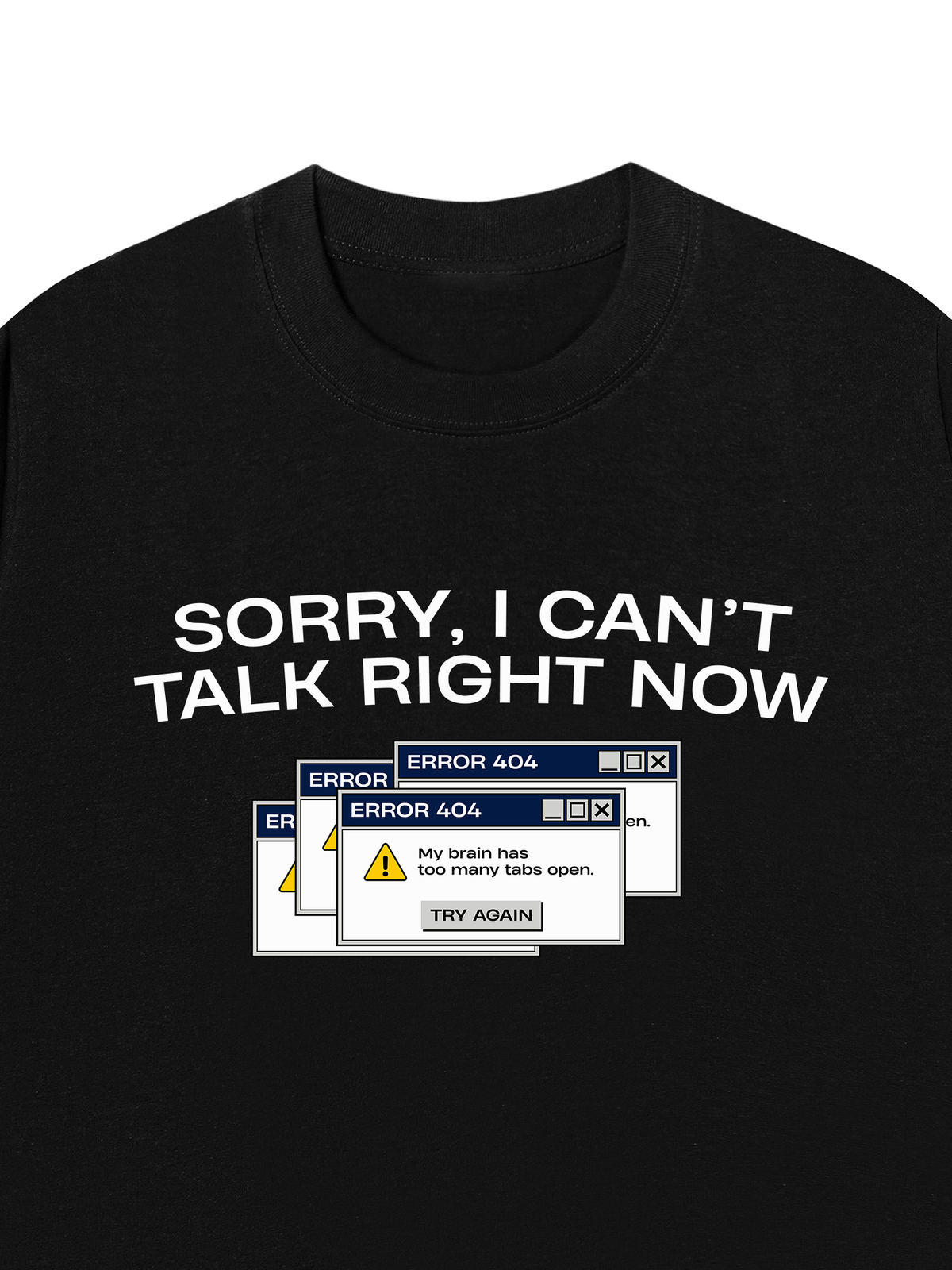 Áo Thun Relaxed Fit I Can't Talk Right Now