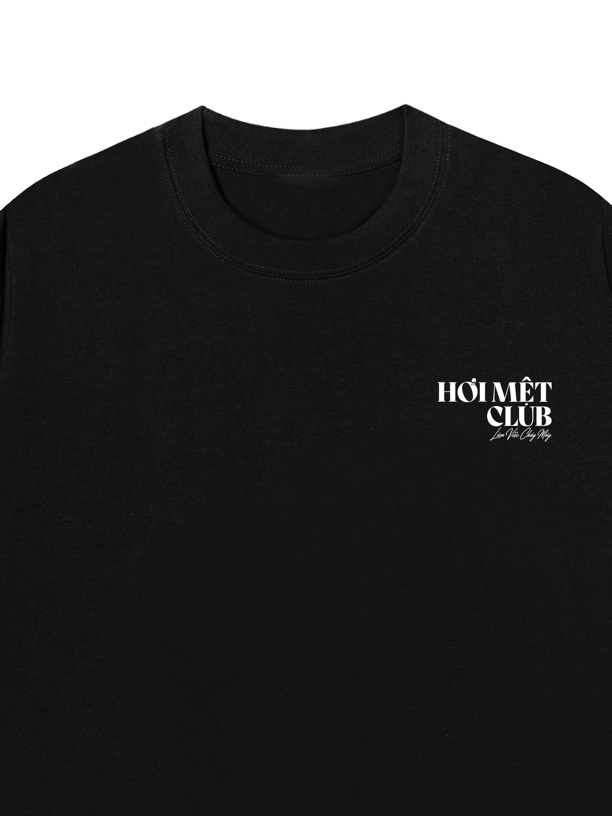 Áo Thun Relaxed Fit Làm Việc Cháy Máy