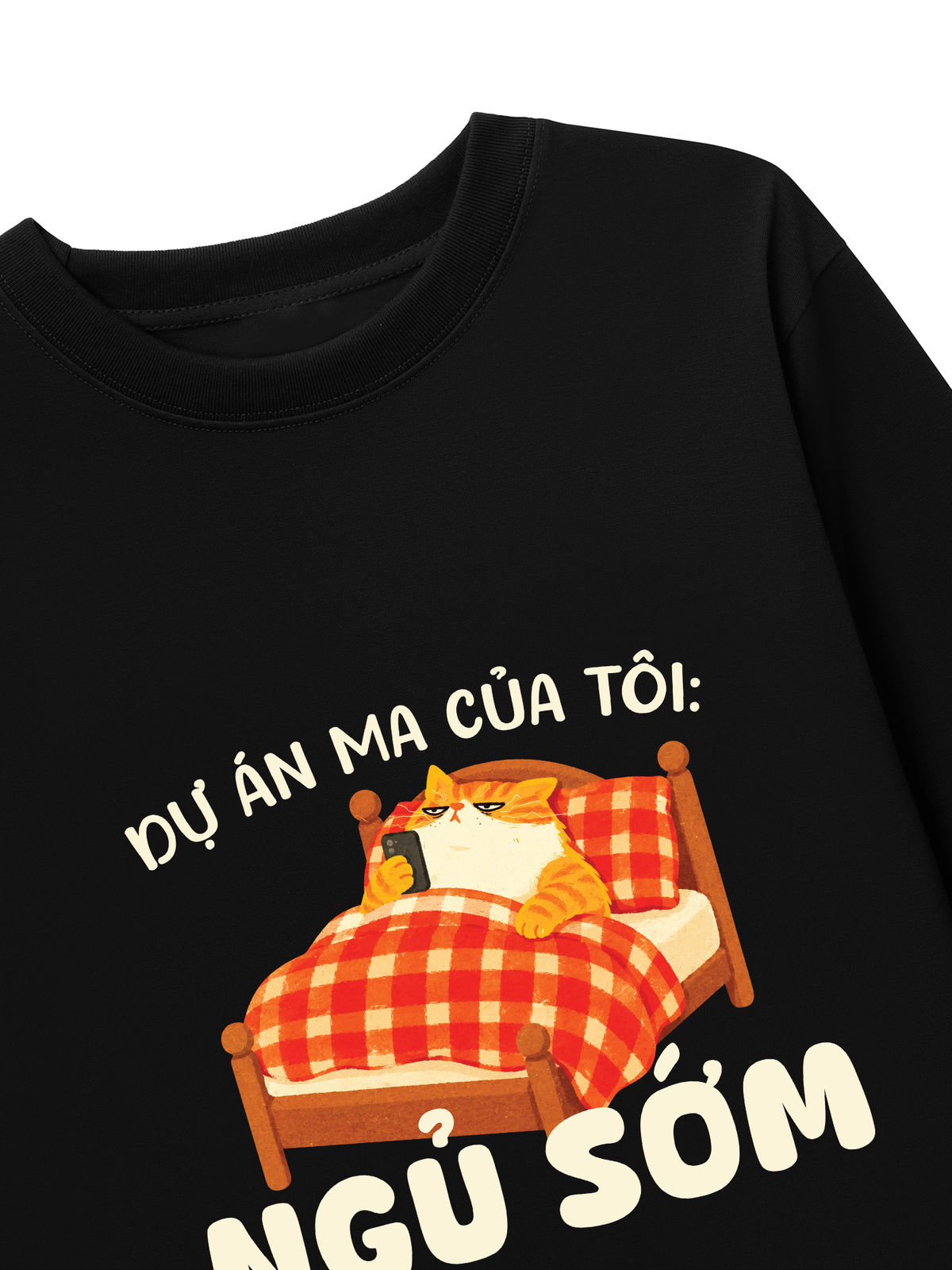 Áo Dài Tay Dự Án Ma Của Tôi Ngủ Sớm