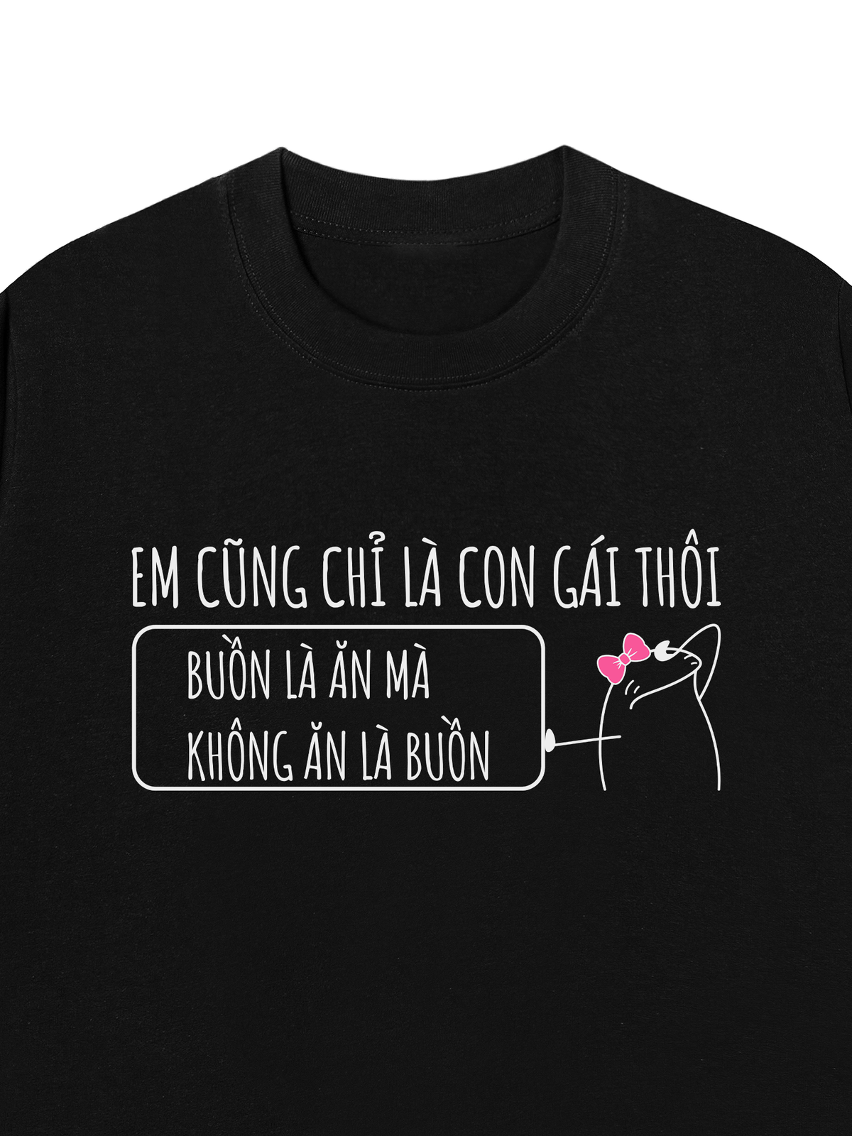 Áo Thun Relaxed Fit Em Cũng Là Con Gái Thôi