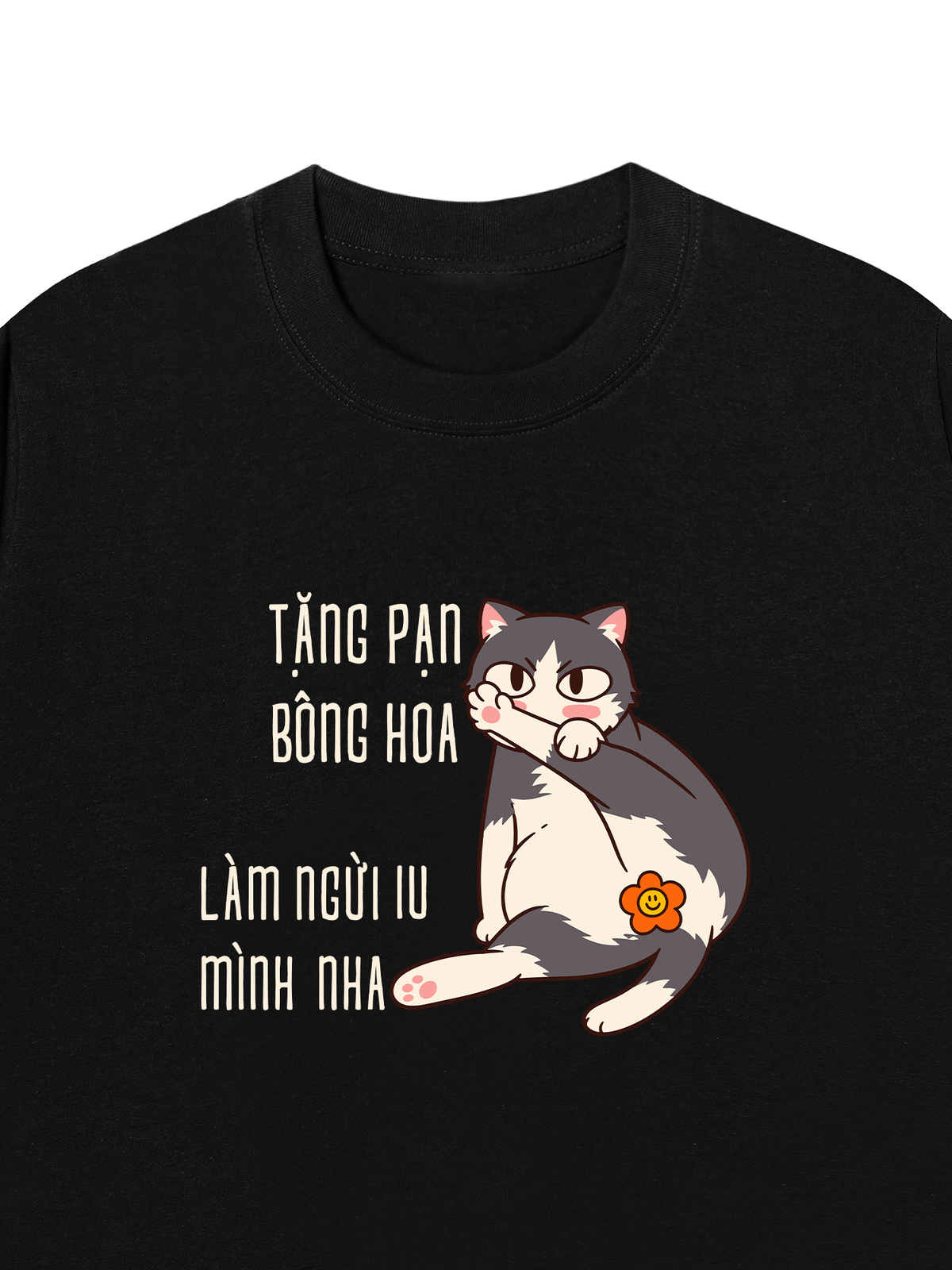 Áo Thun Relaxed Fit Tặng Bạn Bông Hoa