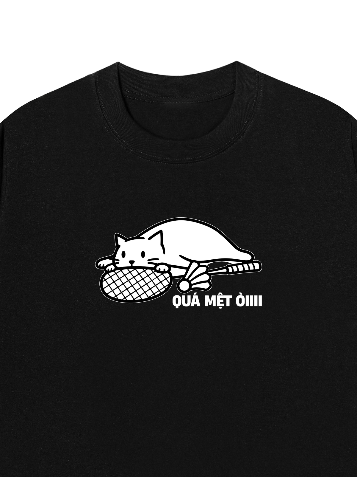 Áo Thun Relaxed Fit Quá Mệt Òiii