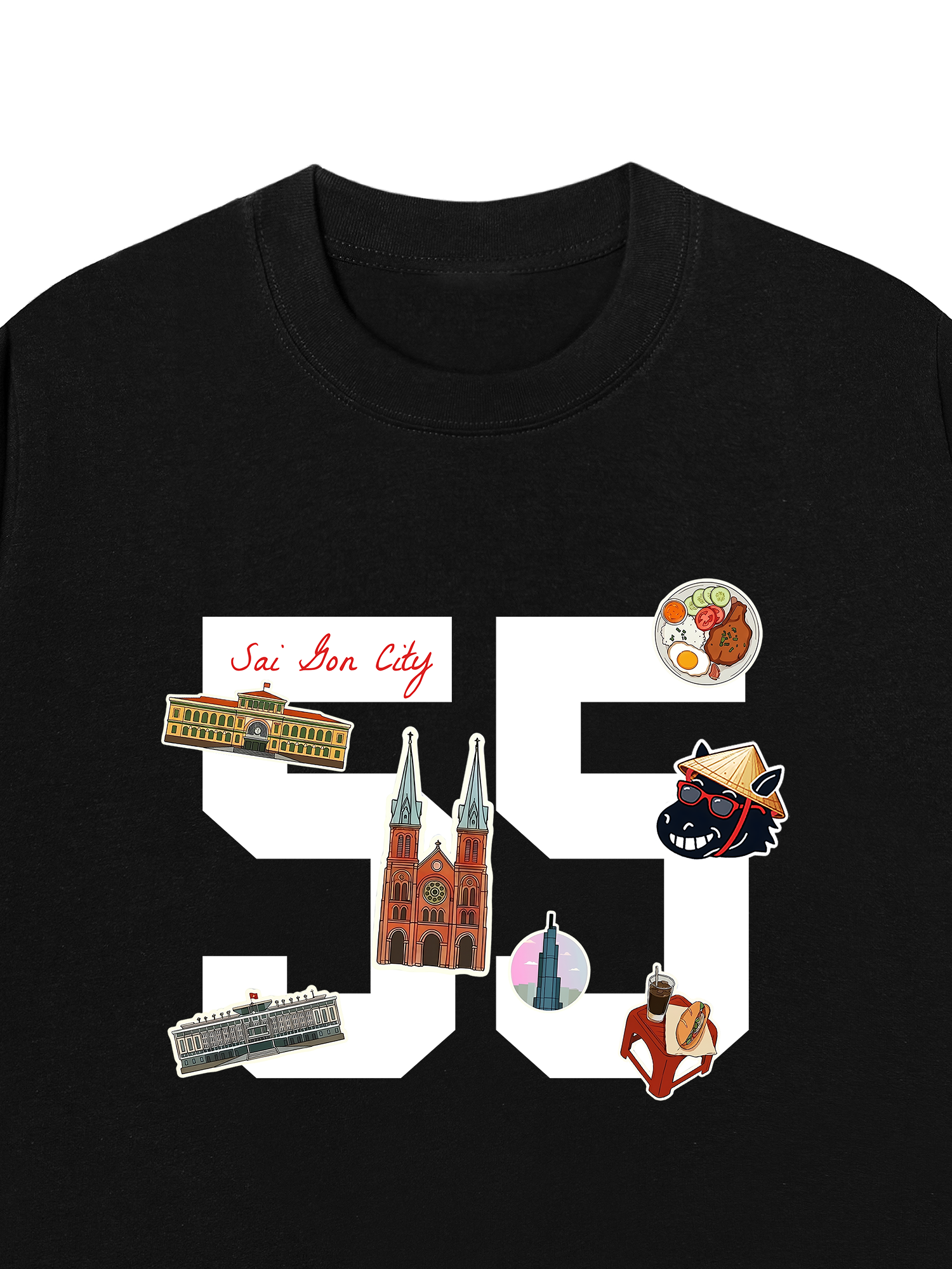 Áo Thun Relaxed Fit Sài Gòn 55