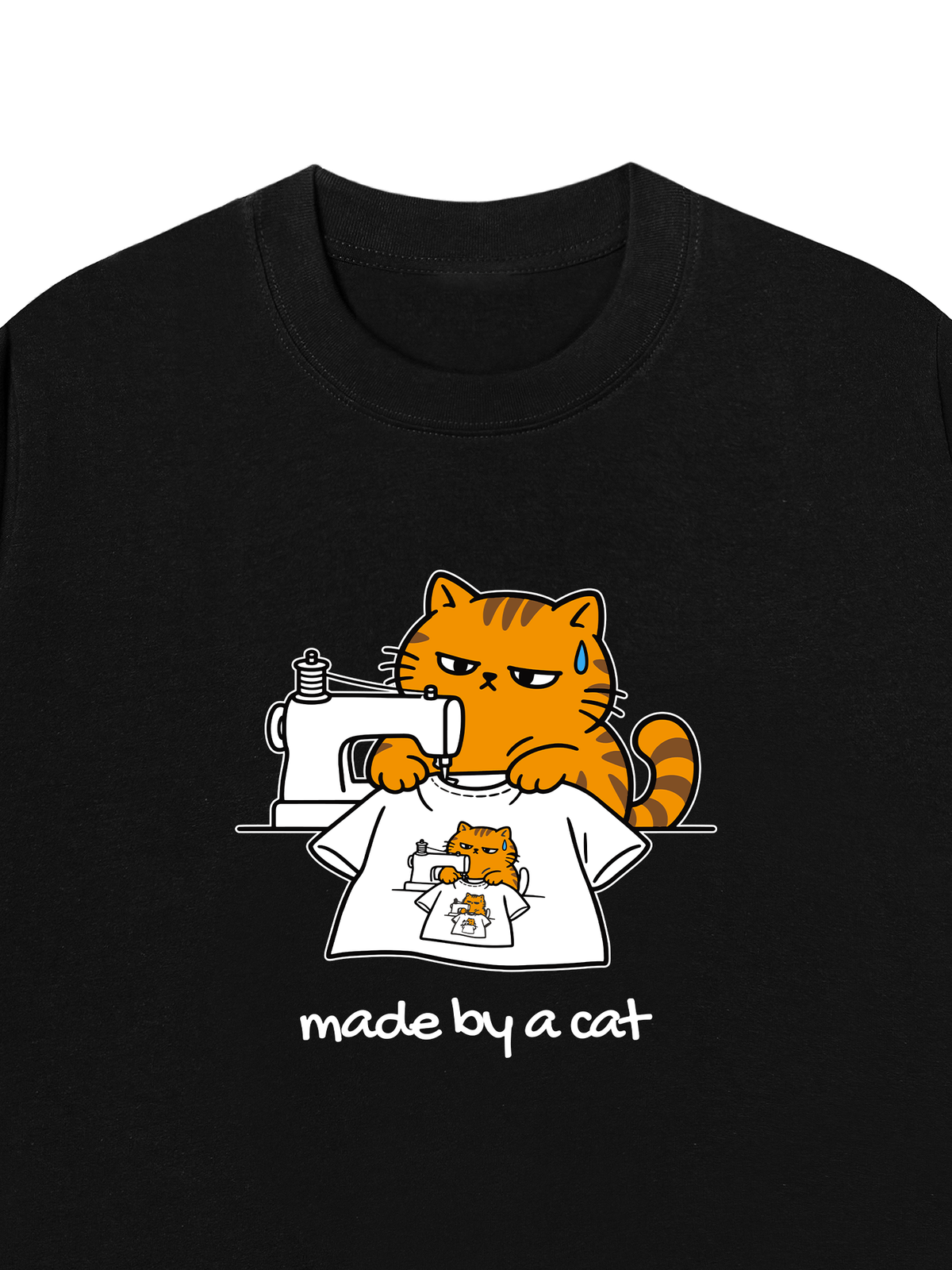 Áo Thun Relaxed Fit Made By A Cat