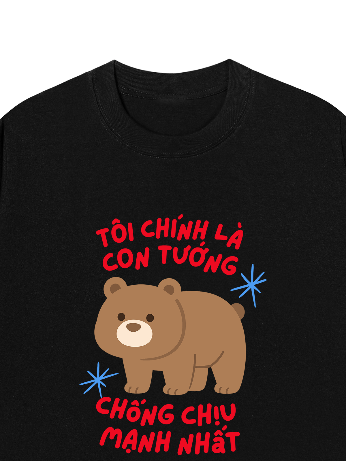 Áo Thun Relaxed Fit Con Tướng Chống Chịu