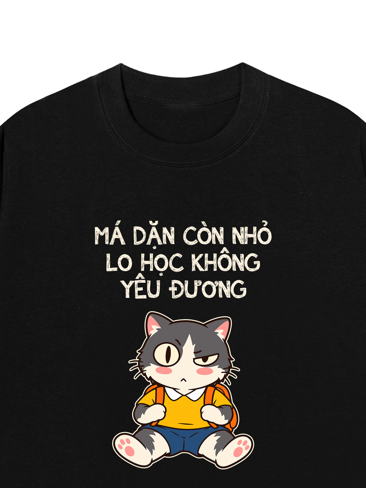 Áo Thun Relaxed Fit Còn Nhỏ Lo Học