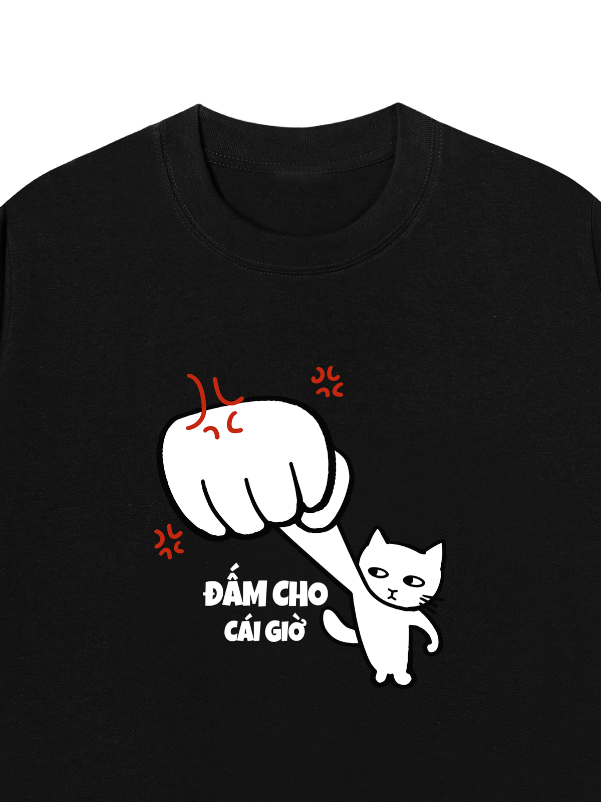 Áo Thun Relaxed Fit Đấm Cho Cái Giờ