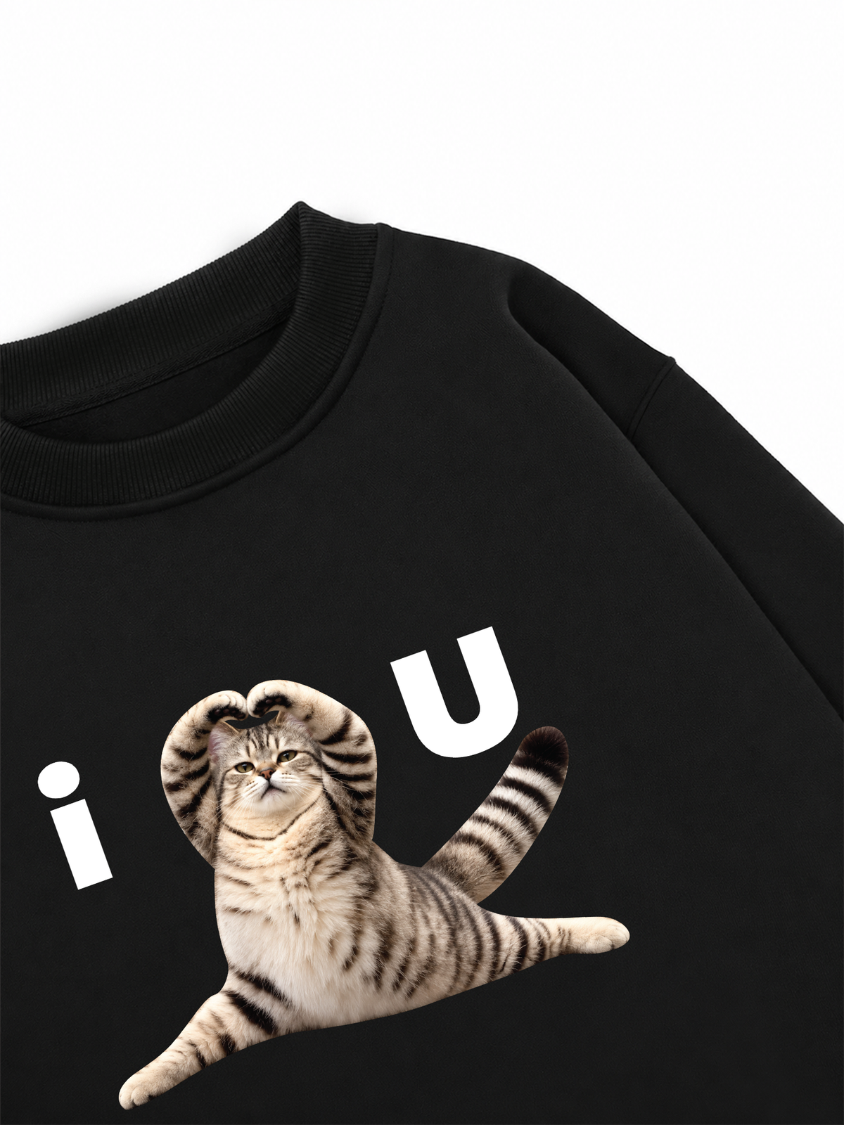 Áo Sweater Nỉ Hai Da I Love You