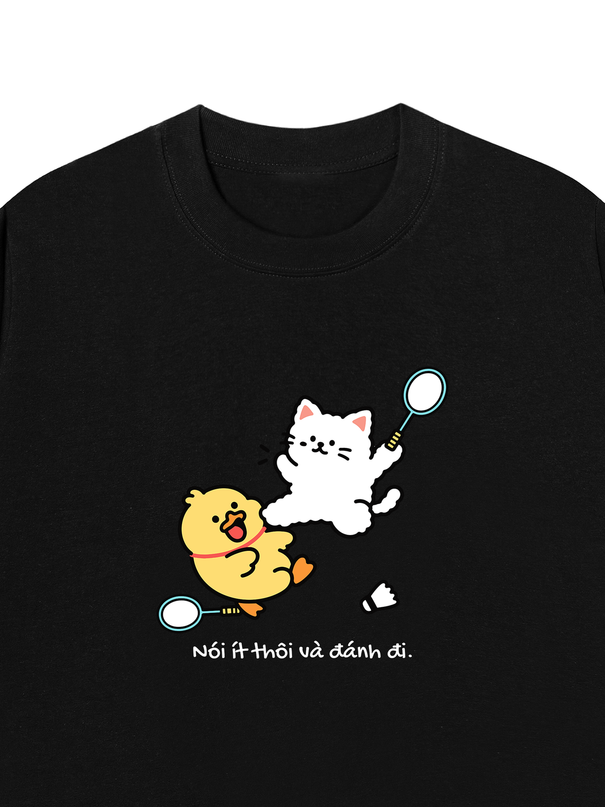 Áo Thun Relaxed Fit Nói Ít Đánh Đi