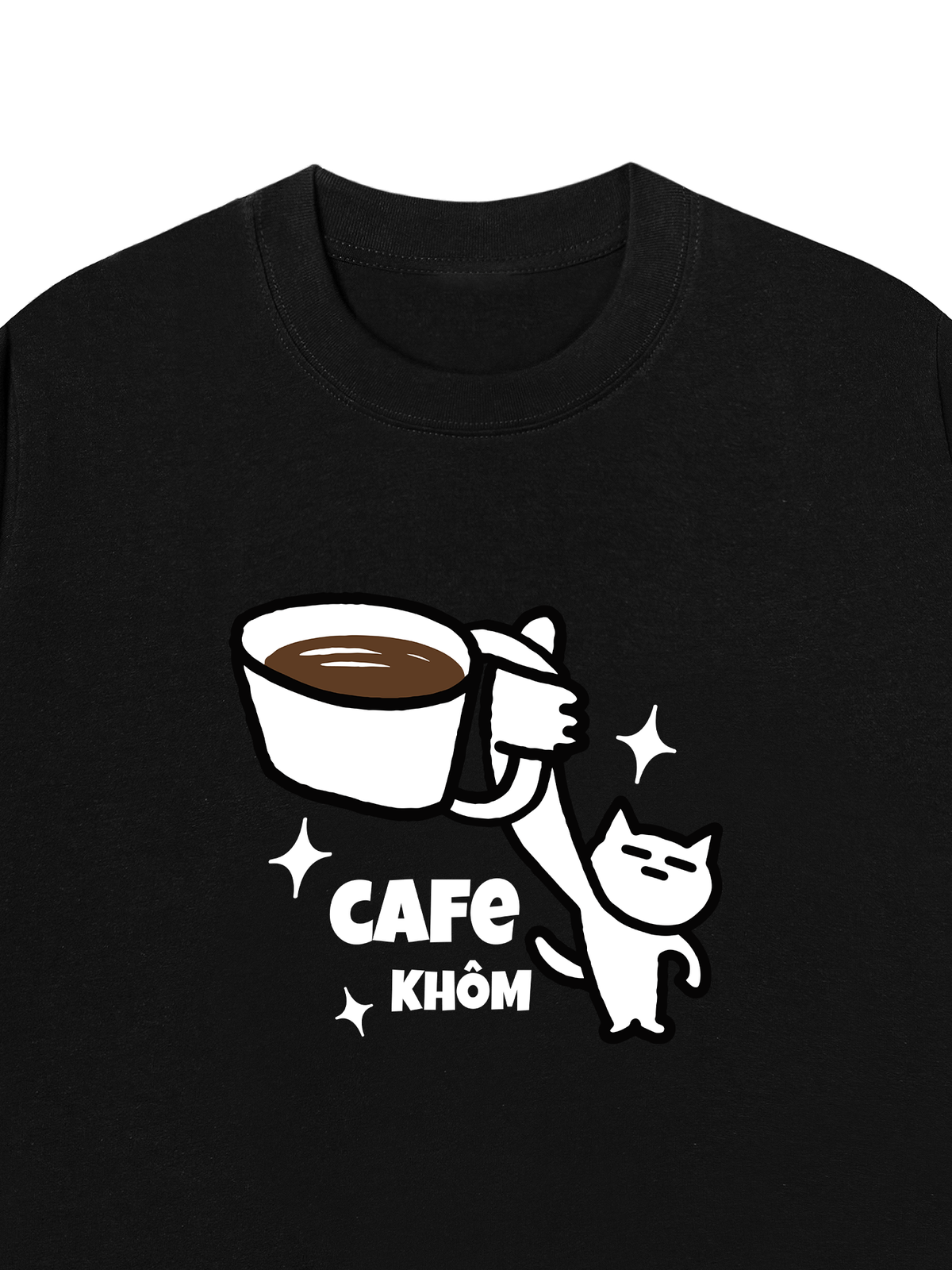 Áo Thun Relaxed Fit Cafe Khôm