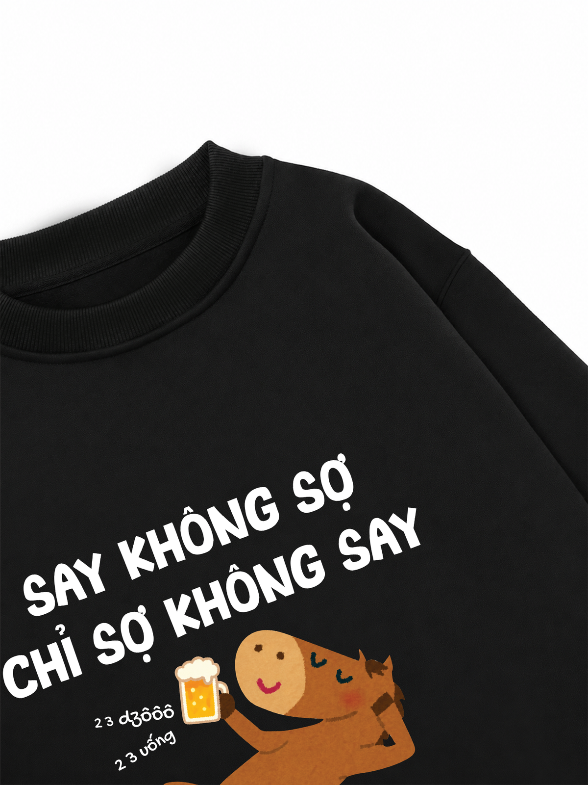 Áo Sweater Nỉ Hai Da Say Không Sợ